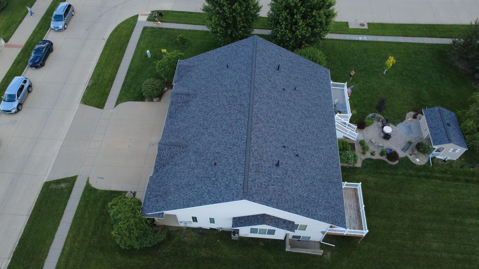 The Cuevas Home Improvement crew on a job site in North Liberty